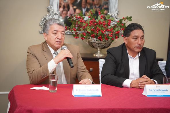 VISITA DEL VICEPRESIDENTE DE LA ASAMBLEA NACIONAL EN CHIMBORAZO