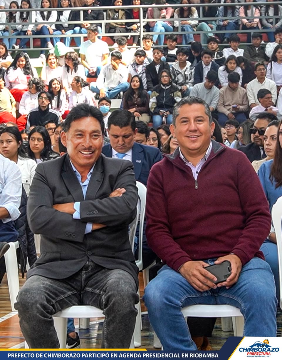 PREFECTO DE CHIMBORAZO PARTICIPÓ EN AGENDA PRESIDENCIAL-RIOBAMBA