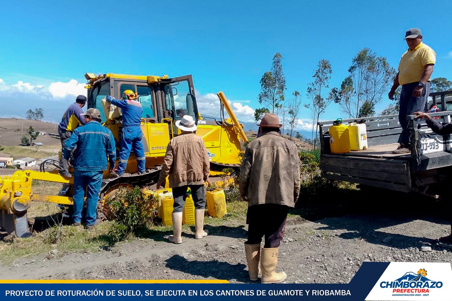 PROYECTO “TROTURACIÓN DE SUELO” SE IMPULSA EN GUAMOTE Y RIOBAMBA