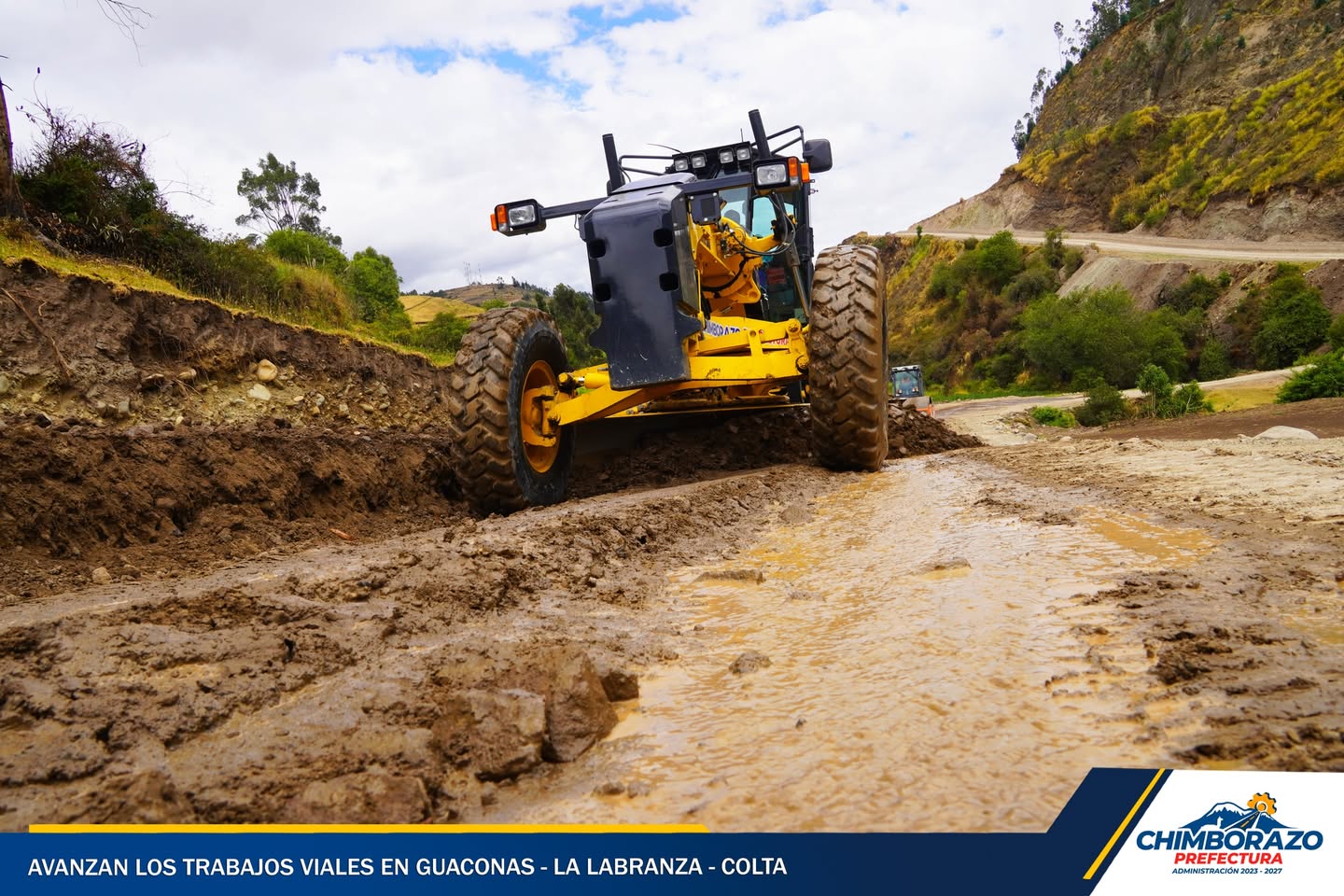 NUEVA VÍA EN LAS GUACONAS LA LABRANZA CANTÓN COLTA