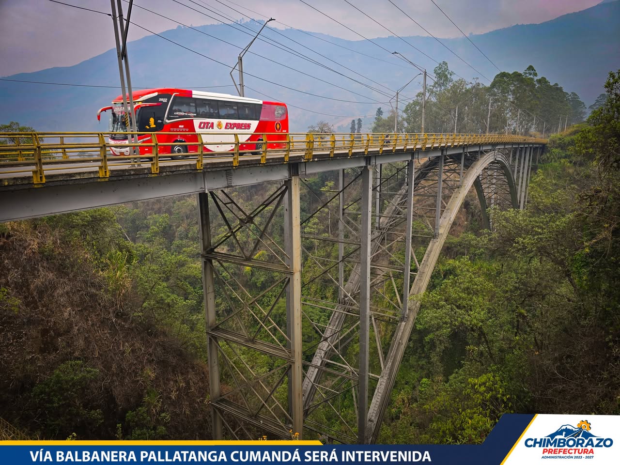 REHABILITACIÓN VÍA BALBANERA PALLATANGA CUMANDÁ