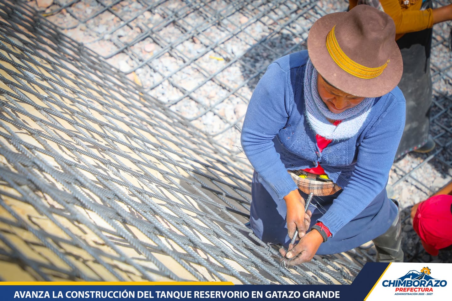 AVANZA LA CONSTRUCCIÓN DEL TANQUE RESERVORIO EN GATAZO GRANDE