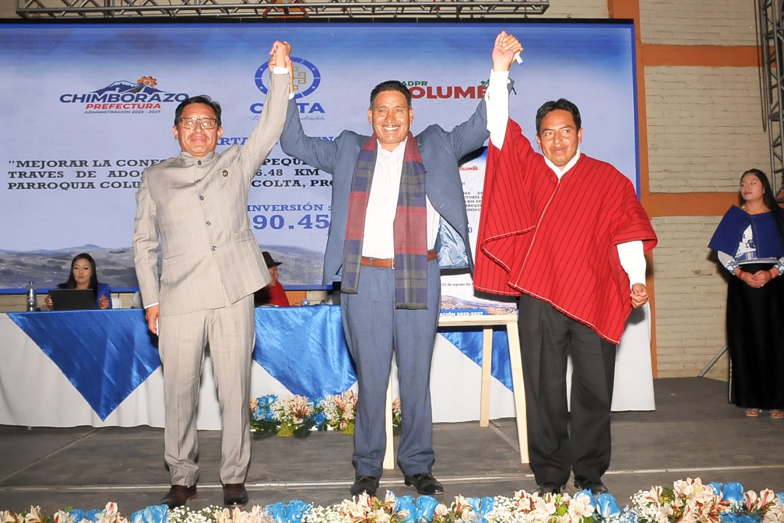 ING. HERMEL TAYUPANDA FIRMÓ TRES CONVENIOS INTERINSTITUCIONALES CON EL MUNICIPIO DE COLTA EN EL MARCO DE LOS 141 AÑOS DE CANTONIZACIÓN