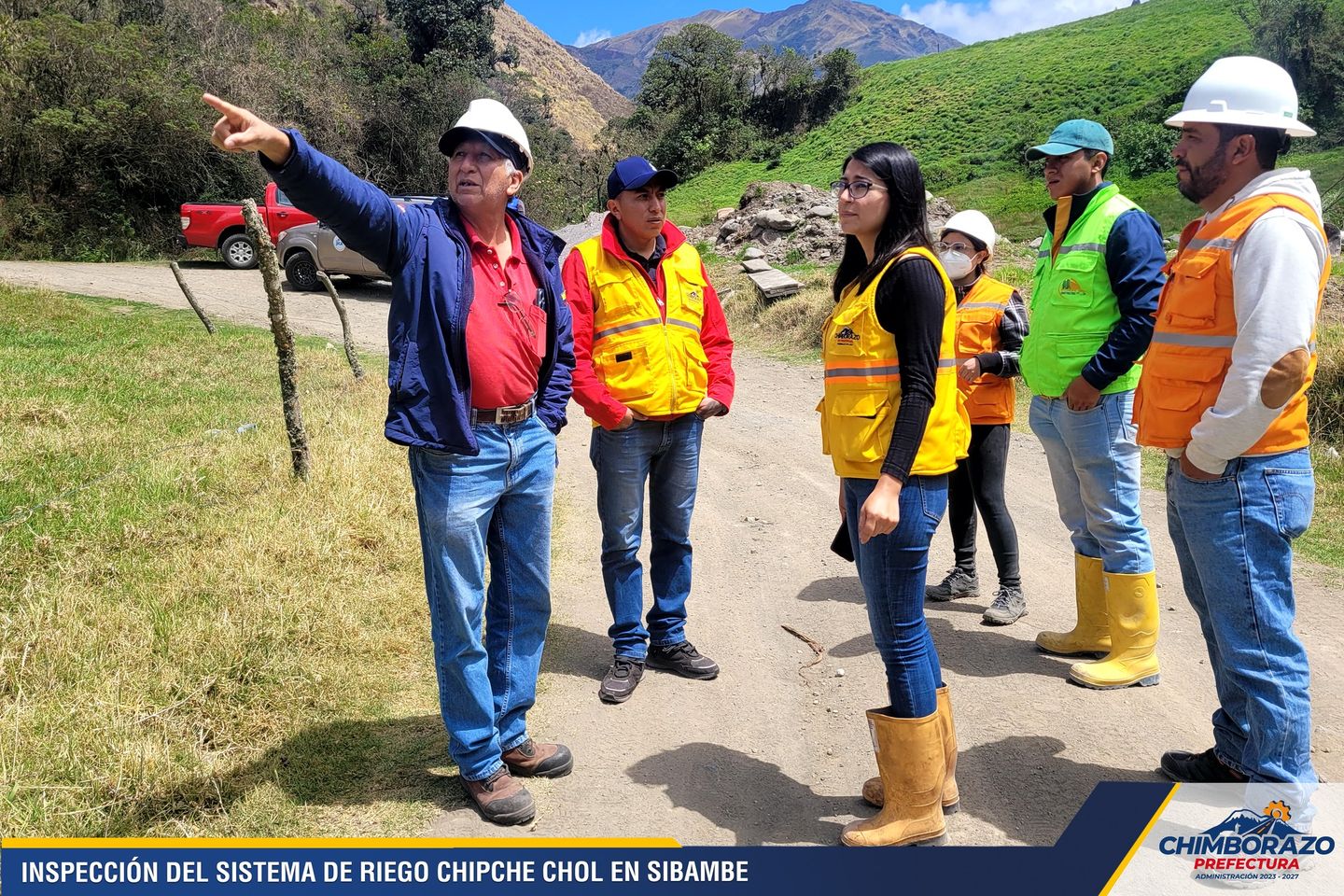 INSPECCIÓN DEL SISTEMA DE RIEGO CHIPCHE CHOL EN SIBAMBE