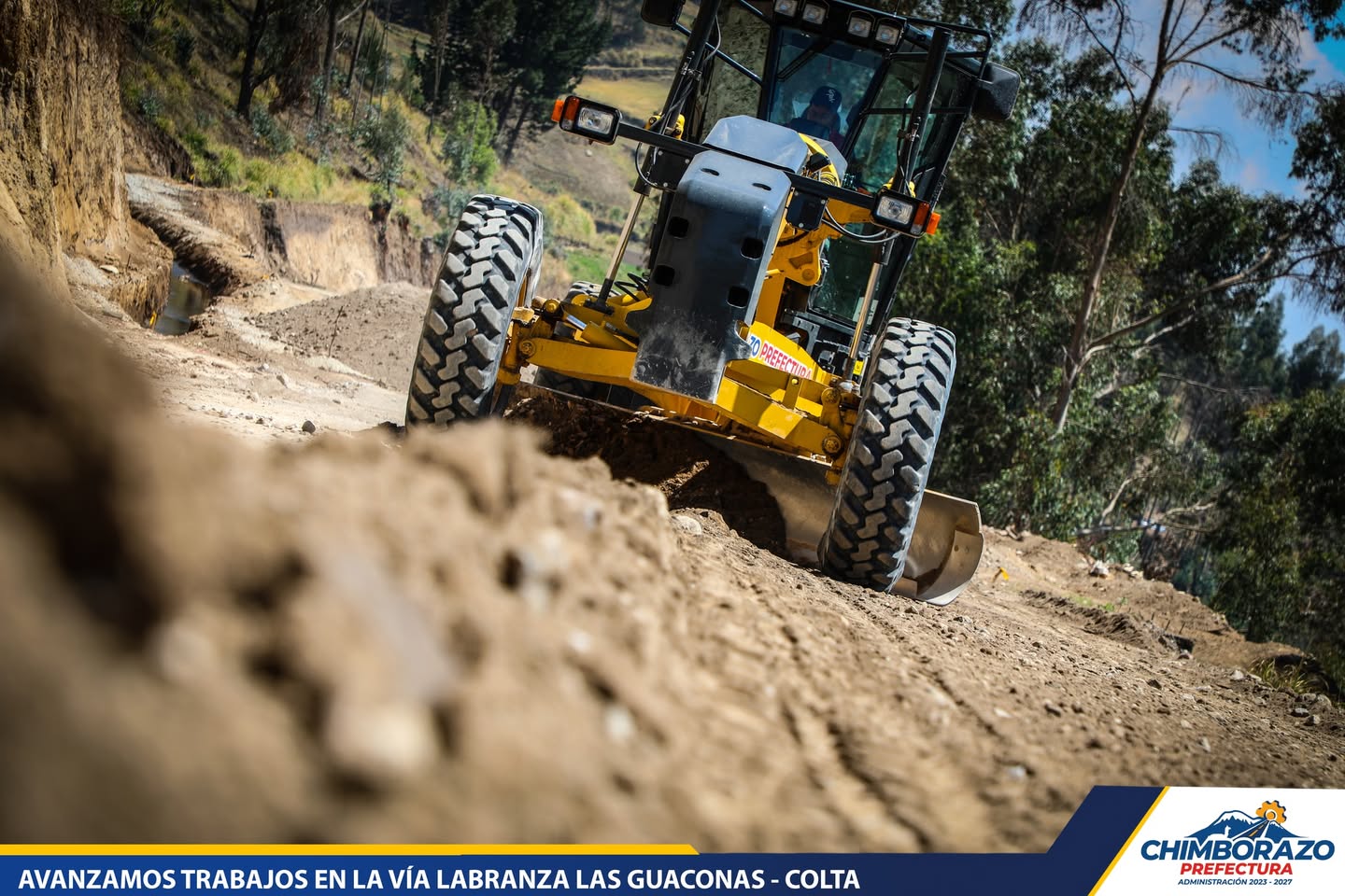 AVANZAMOS TRABAJOS EN LA NUEVA VÍA LABRANZA LAS GUACONAS