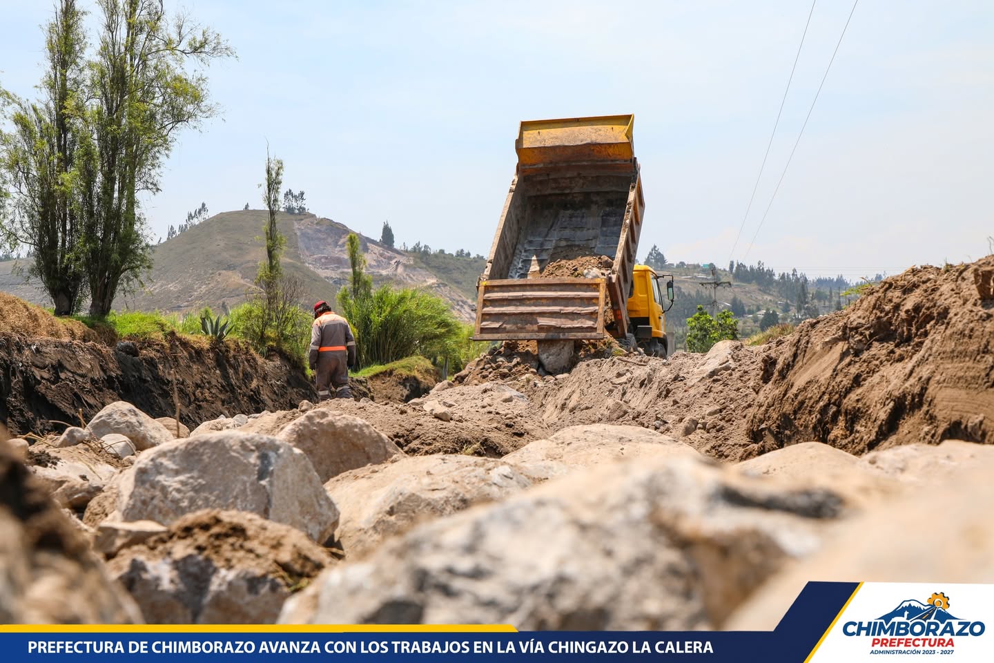 SEGUIMOS TRABAJANDO EN LA VÍA CHINGAZO LA CALERA